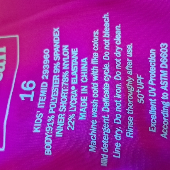 L.L. Bean girls size 16 swim skort size 16 - Picture 6 of 6